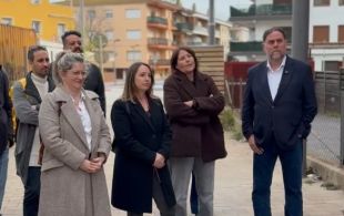 Representants d’ERC visiten el projecte d’habitatge cooperatiu Terra de Mar a Palamós