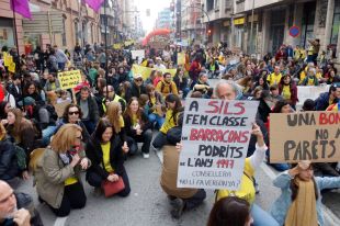 Educació xifra en un 29,62% el seguiment de la vaga a Girona a les 13h