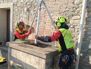 Rescaten una persona que havia caigut dins un pou a Flaçà