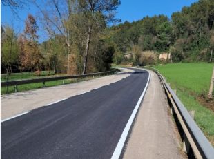 Territori millora el ferm de la C-150a entre Banyoles i Esponellà