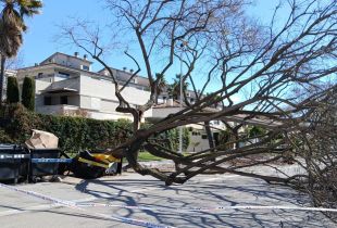 El temporal de vent s’intensifica i s’allargarà fins dimarts