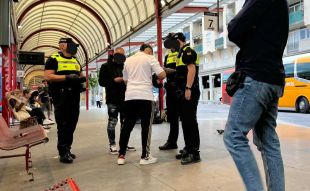 Tres detinguts en un dispositiu policial conjunt a l’entorn de l’estació de Figueres