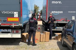 Detenen cinc camioners a Riudellots de la Selva per furtar la càrrega i simular el robatori