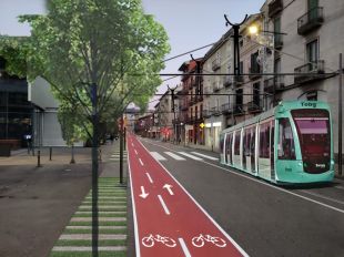 La CUP reclama que el futur tren-tram Olot-Girona arribi fins a Salt