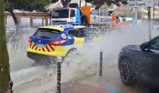 Una forta tempesta deixa més de 90 litres a Sant Feliu de Guíxols