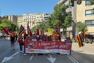 CCOO i UGT acusen la FOEG de bloquejar el conveni del comerç gironí