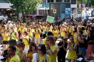 Més de 400 docents gironins debaten el preacord i demanen concreció en les mesures