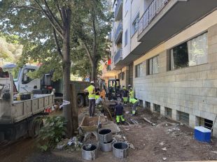 Una fuita en una canonada deixa sense aigua els veïns de Vista Alegre a Girona