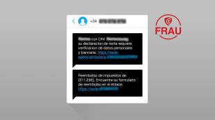 Alerta per una nova onada d’SMS fraudulents que suplanten l’Agència Tributària