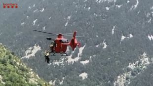 Rescaten un excursionista ferit al barranc de Núria, a Queralbs