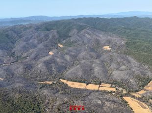Controlat l'incendi de la Bisbal d'Empordà després de 4 dies actiu i de 2.200 hectàrees afectades
