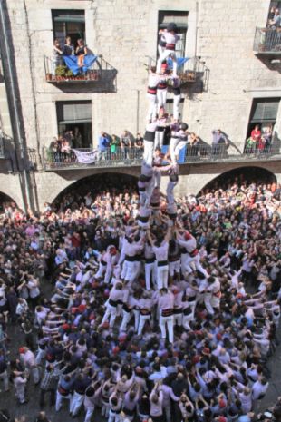 Els Minyons es queden a un pas de fer història a la plaça del Vi de Girona