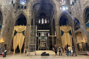 Disney transforma la Catedral de Girona per rodar el ‘live action’ d’‘Enredados’