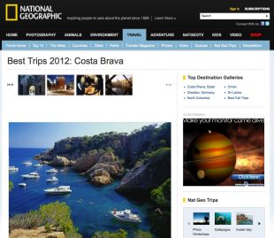 'National Geographic' tria la demarcació de Girona com un dels vint millors destins per al 2012