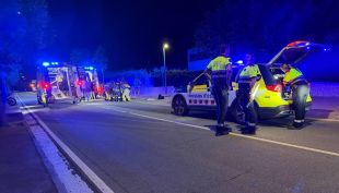 Quatre ferits en un accident entre dos ciclomotors a Vilamalla