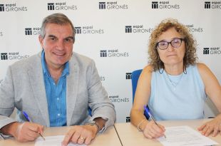 L’Espai Gironès renova per quart any el suport al Club de Patinatge Artístic Girona