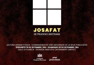 La Sala La Planeta arrenca la temporada amb la lectura dramatitzada de Josafat