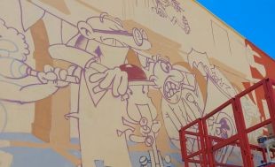 Cassà estrenarà el primer gran mural oficial de Mortadel·lo i Filemó a l'Estat