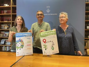 Banyoles arrenca la Setmana de la Mobilitat amb el ''Bicibarris''