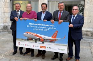 easyJet connectarà Girona amb Londres i Liverpool l'estiu del 2027
