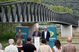 Obren la nova passarel·la de 2 MEUR sobre el Ter entre Bescanó i Sant Gregori
