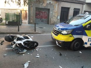 Detingut un jove de 19 anys a Girona després d'una persecució amb una moto robada