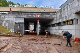 L’Hospital de Blanes recupera progressivament l’activitat després de l’aiguat