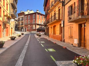 Molló recupera el centre històric per als vianants amb una reforma de més de 280.000 euros