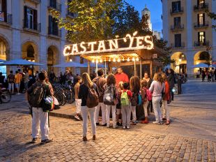 Girona encapçala amb 79 parades el rècord de castanyeres a les capitals catalanes