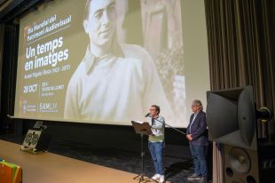 Lloret projecta un muntatge inèdit amb 60 bobines de cinema domèstic de la família Frigola