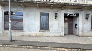 Bancs i comerços es protegeixen a Girona davant les convocatòries de Blocus