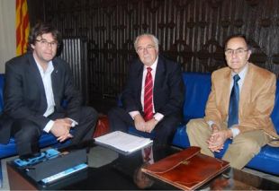 L'alcalde de Girona es reuneix amb representants del Pacte Nacional per a l'Autodeterminació