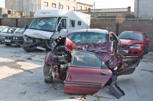 Tallada la N-II a Sils per una col·lisió entre un turisme i una autocaravana 