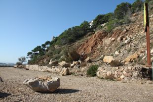 La zona del Molinet de l'Estartit requereix d'una actuació urgent per 'perill imminent' d'esllavissades