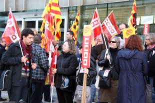 Els sindicats 'pressionen' des de Girona per 'frenar' més retallades en el sector públic