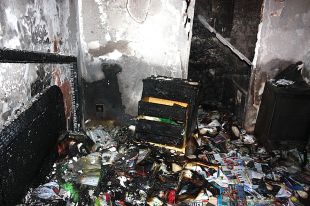 Una dona mor en el foc d'un pis del barri de Palau de Girona