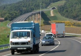 El túnel de Bracons compleix 5 anys amb 6.300 vehicles diaris el 2013