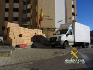 Enxampat a Puigcerdà un contrabandista amb més de 52.500 paquets de tabac