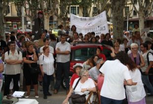 Imputen sis manifestants per causar desordres i agredir l'alcalde de Girona durant una protesta 