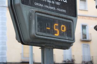 L'onada de fred siberià deixa temperatures mínimes rècord
