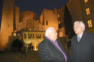 Mascarell destaca l'atractiu turístic i històric de la restauració del Monestir de Sant Feliu de Guíxols