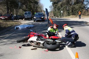 Els conductors gironins tenen el doble de possiblitats de morir a la carretera