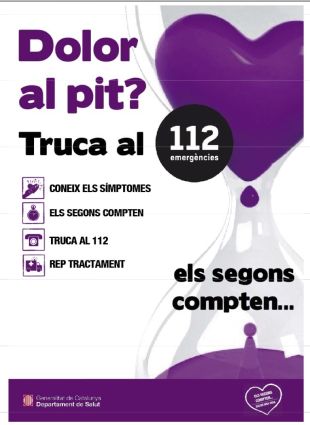 Trucar al 112 davant el més mínim símptoma d'infart