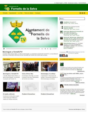 Fornells de la Selva crea un canal de televisió online