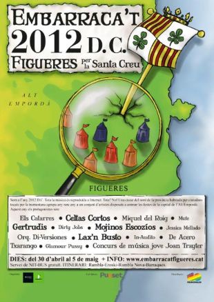 Es fa pública la llista de grups que actuaran a l'Embarraca't 2012 de Figueres