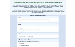 La CUP considera insuficient l'enquesta de les Fires de Sant Narcis endegada per l'Ajuntament