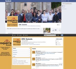 ERC de Sant Feliu Guíxols estrena pàgina de Facebook i compte de Twitter