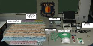 A presó tres detinguts per tràfic de droga que amagaven uns 40.000 euros al congelador