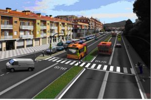 Licitaran aquest juny el projecte del carril bus segregat entre Blanes i Lloret de Mar