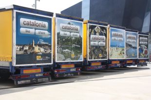 Camions i autocars mostraran imatges turístiques de Catalunya per les carreteres d'Europa 